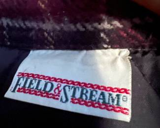 Field and Stream Men's Red Plaid Flannel Jacket