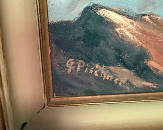 Seascape with Crashing Waves Oil Painting by Grace Pischner