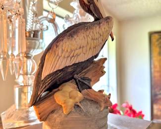 Ski Country Collectible Brown Pelican Decanter