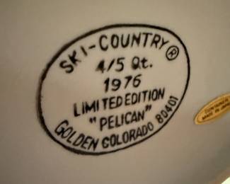 Ski Country Collectible Brown Pelican Decanter
