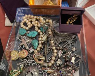 Sterling and designer jewelry