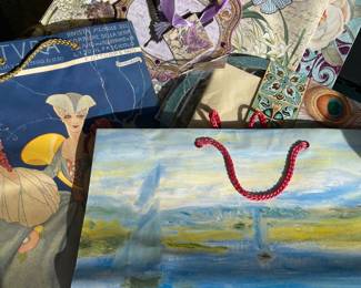 Huge bin of beautiful new gift bags