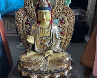 Antique Gilt plated Buddha