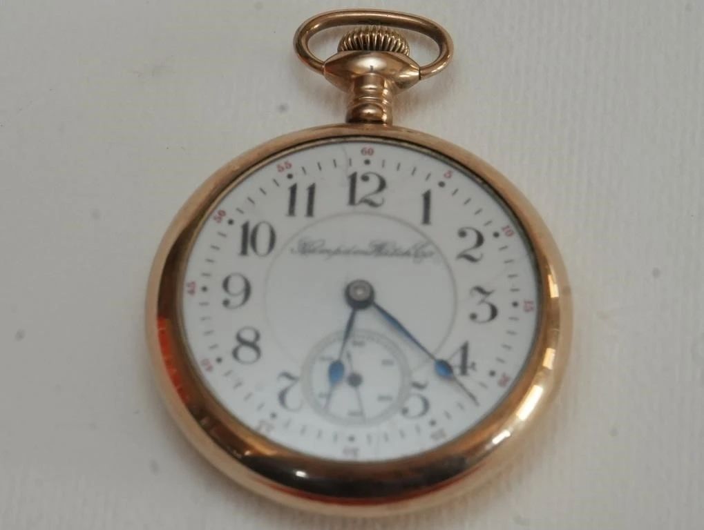 Hampden Watch Co Pocket Watch Wadsworth Referee