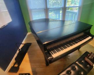 Black Yamaha C 3 Baby grand pianos less than 3 years old