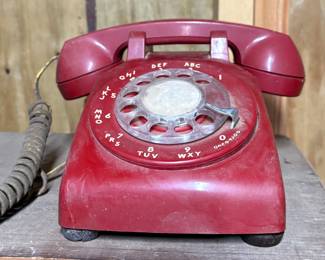 Red Hot rotary phone