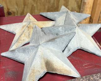 Set of cast iron stars