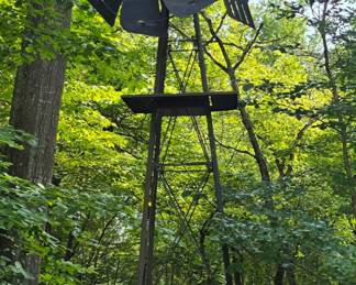 Decorative metal wind mill.. over 10ft