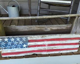 Vintage Americana tool box