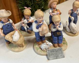 Homco Denim Days figurines
