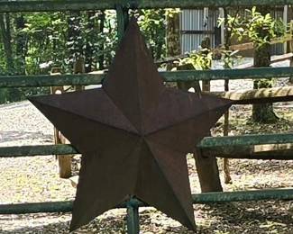 Large metal star