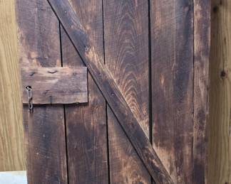 Vintage barn door