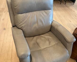 Leather recliner