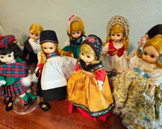 Small Madam Alexander doll collection