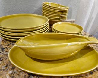 Russell Wright mid century dinnerware