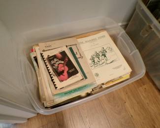 Vintage Sheet Music