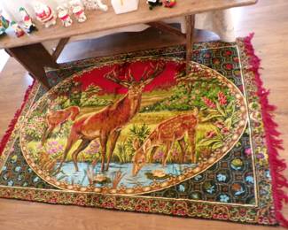 Stag Rug/Wall Tapestry
