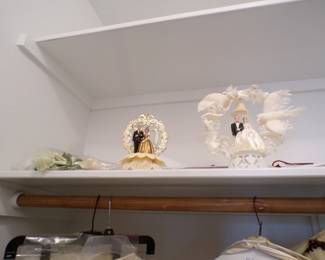 Vintage Wedding Cake Toppers