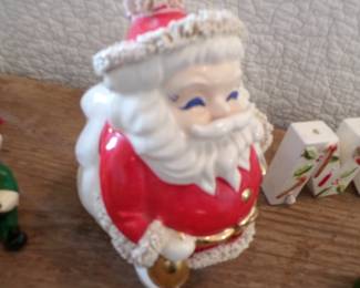 Vintage Christmas Santa Bank