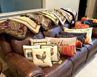 More amazing pillows and pillow covers... most of them designer and/or custom-made!
