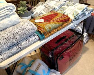 Bedding, throws, and more! Designer brands!
