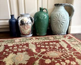 High-quality rugs and vases!