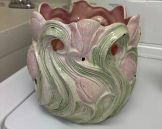 vintage tulip planter 