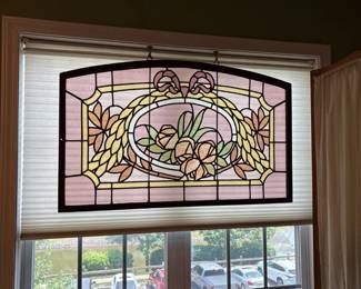 Stained glass window decor