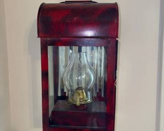 Vintage Mid Century Style Lantern Wall Decor 