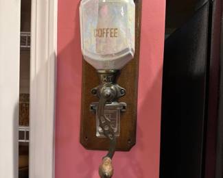 antique coffee grinder 