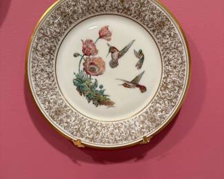 Lenox 1974 Boehm Birds Plate "Rufous Hummingbird" 