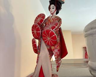Vintage Nishi Geisha Hat Dancing Doll 
