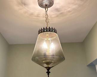 vintage hanging light fixture 