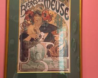"Bieres de la Meuse" by Alphonse Mucha