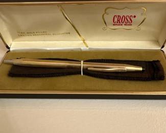 Cross Classic Century 10KT Gold Filled Ballpoint Pen in Case 