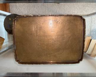brass decorative tray 