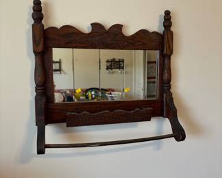 vintage Shaving Mirror 