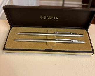 vintage Parker Ball Point Pen & Pencil Set 