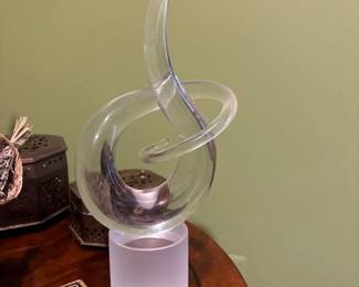 Renata Anatra Murano Abstract Glass Sculpture 