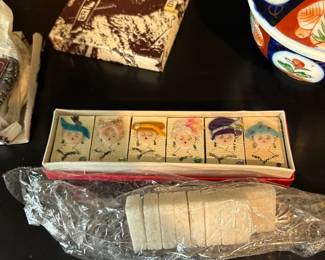 vintage English Bath Cubes 