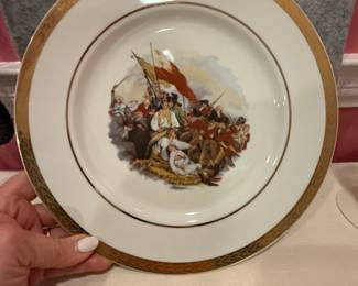 "The Battle of Bunker Hill" Viletta Fine collectors plate 