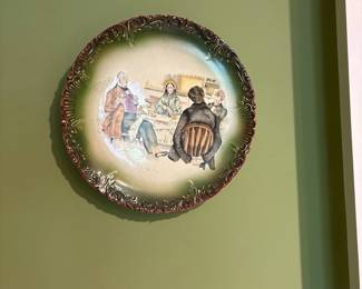 1920 Balt Haynes Porcelain Charger Plate -  D.F. Haynes Co. 