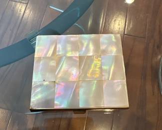 Vintage Mother of Pearl Compact 
