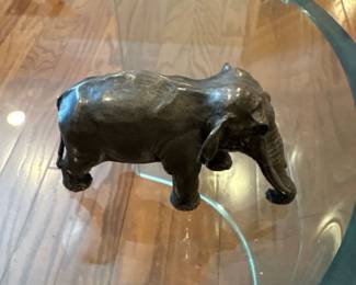 miniature bronze elephant sculpture 
