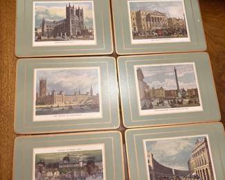 Pimpernel cork-backed placemats - Westminster Abby - The Quadrant, Regent Street - London Landmarks 