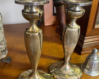 Sterling Silver Candleholders