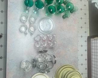 Assorted dishes and glassware