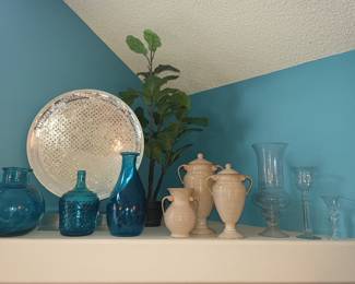 Fancy glassware decor