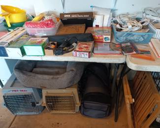 Cords, tools and dog storage