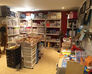 More crafting materials than my crazy aunts basement